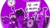 Imagen de campaña de Alas Tensas contra el feminicidio.