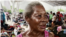Juana Montero es una inmigrante cubana que viaja en la caravana que acampa en Huixtla.