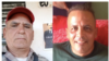 Combinación de fotografías publicadas por Justicia11j.org. Adrián Rodríguez Morera (izq.) y su hermano Rolando Yusef Pérez Morera.