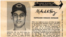 Miguelito "Mike" de la Hoz en una tarjeta de colección, en venta en el sitio Trading Card Database.