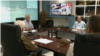 El gobernante cubano Miguel Díaz-Canel en una comparecencia en televisión cubana intentando explicar las causas de la crisis energética en Cuba. Foto Archivo.