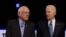 Bernie Sanders y Joe Biden. REUTERS/Randall Hill