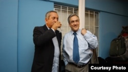 Marambio y el presidente Piñera