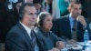 José Daniel Ferrer, Juana Mora Cedeño y Antonio Rodiles en un encuentro con Barack Obama el 22 de marzo de 2016 en La Habana. AP Photo/Pablo Martinez Monsivais