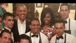 El rincón de Obama en la paladar San Cristóbal El rincón de Obama en la paladar San Cristóbal