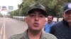 Uno de los militares de la Guardia Nacional de Venezuela que desertaron este sábado 23 de febrero de 2019.