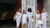 Damas de Blanco en Santa Rita. Tomado de @bertasolerf.