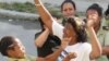 Detención de la Dama de Blanco Gladis Capote en 2018. (Archivo)