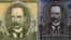 Las imágenes de Martí, a la izquierda en el sello emblemático del peso cubano, y a la derecha en el envase del Oliver’s Presidente Martí-El Gran Ron del Caribe.