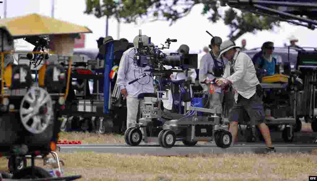 Filmación de la película "Fast & Furious 8" (Rápido y Furioso 8) en Cuba. La filmación de la cinta en La Habana ha causado revuelo.  