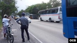 Accidente en P-15 provoca embotellamiento en la Vía Blanca