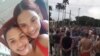 Lisdani y Lisdiany Rodríguez Isaac se manifestaron pacíficamente en Placetas, Villa Clara. (Facebook)