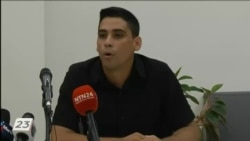 Conferencia de prensa de Carlos Amel Oliva en Miami Conferencia de prensa de Carlos Amel Oliva en Miami