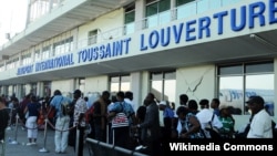 Aeropuerto Internacional Toussaint Louverture, en Puerto Príncipe, Haití.