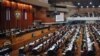 Vista de una sesión plenaria en la Asamblea Nacional del Poder Popular. (Foto AFP/ Yamil Lage).