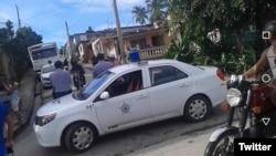 Operativo en la sede de UNPACU en Santiago de Cuba en el que resultaron detenidos José Daniel Ferrer, Fernando González Vaillán, José Pupo Chaveco y Roilán Zárraga Ferrer.
