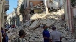 Otro derrumbe confirma el mal estado de las edificaciones en la capital cubana Otro derrumbe confirma el mal estado de las edificaciones en la capital cubana