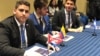 Félix Llerena participó por Cuba en el foro sobre juventud y democracia. Foto de Michelle Sagué.